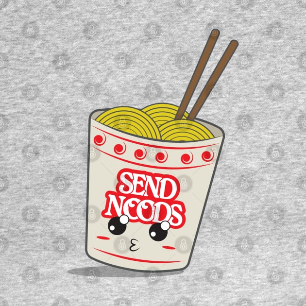 Send Noods - Kawaii Noodles by wookiemike